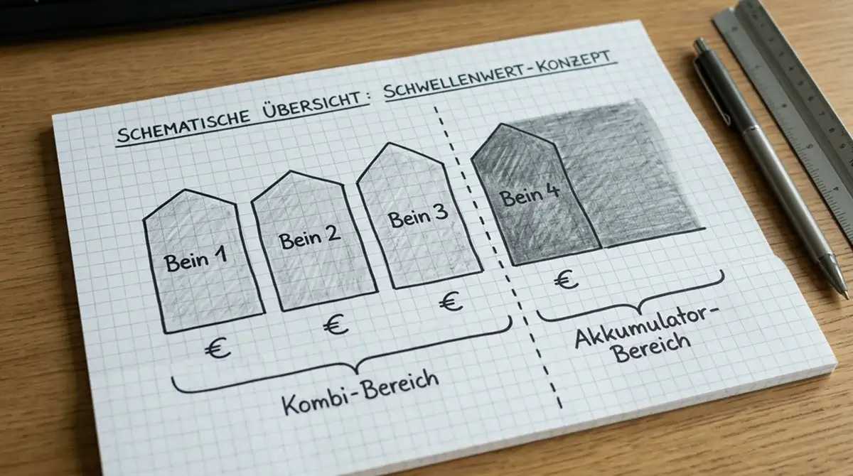 Grafik zur 4-Bein-Grenze beim Volleyball – ab wann eine Kombiwette zum Akkumulator wird