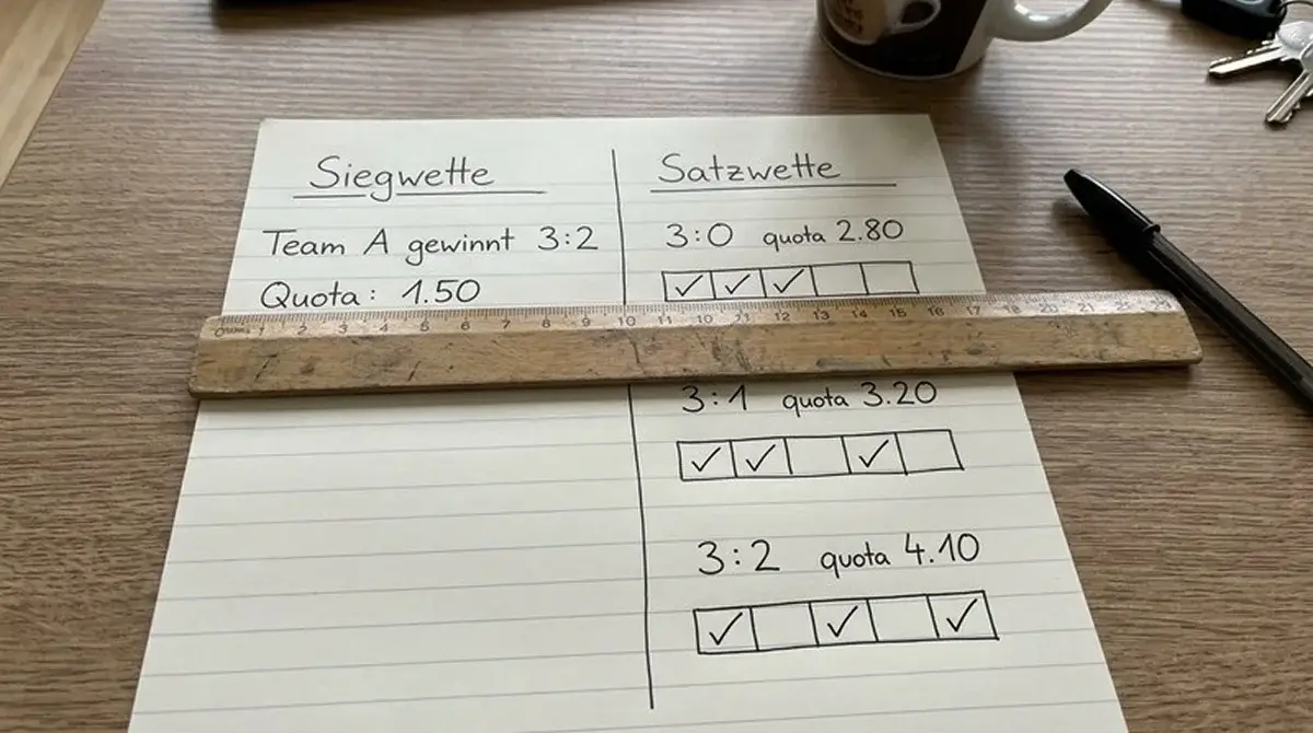 Satzwette versus Siegwette in der Volleyball Kombiwette – strategischer Vergleich der Markttypen für Kombischeinen