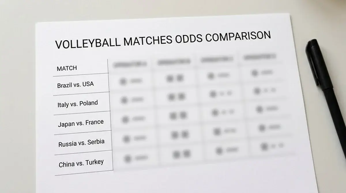 Marktvergleich zwischen GGL-lizenzierten Anbietern für Volleyball Kombinationen – Quotenunterschiede bei gleichen Spielen