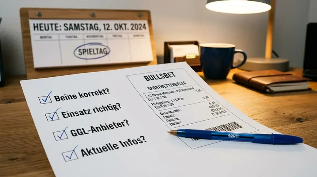 Volleyball Kombischein Review vor Bestätigung – Checkliste für den letzten Prüfschritt vor der Scheinabgabe