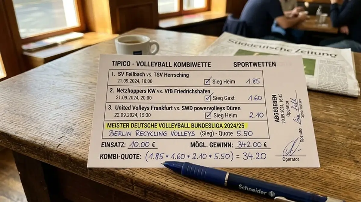 Volleyball Langzeitwette mit Spielwetten kombinieren – Chancen und Risiken im Kombischein
